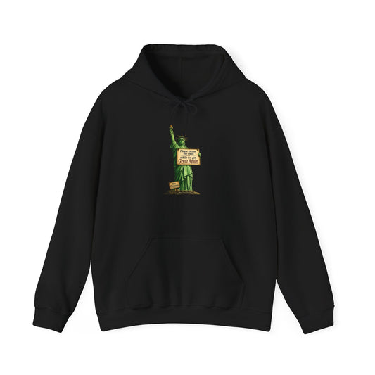 Hooded Sweatshirt Statue of Liberty
