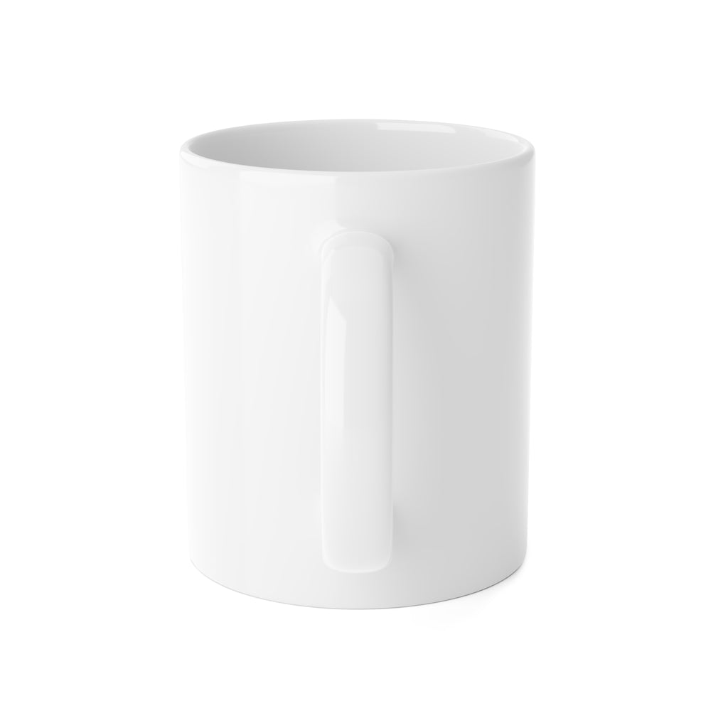White Ceramic Mug, 11oz NJGA
